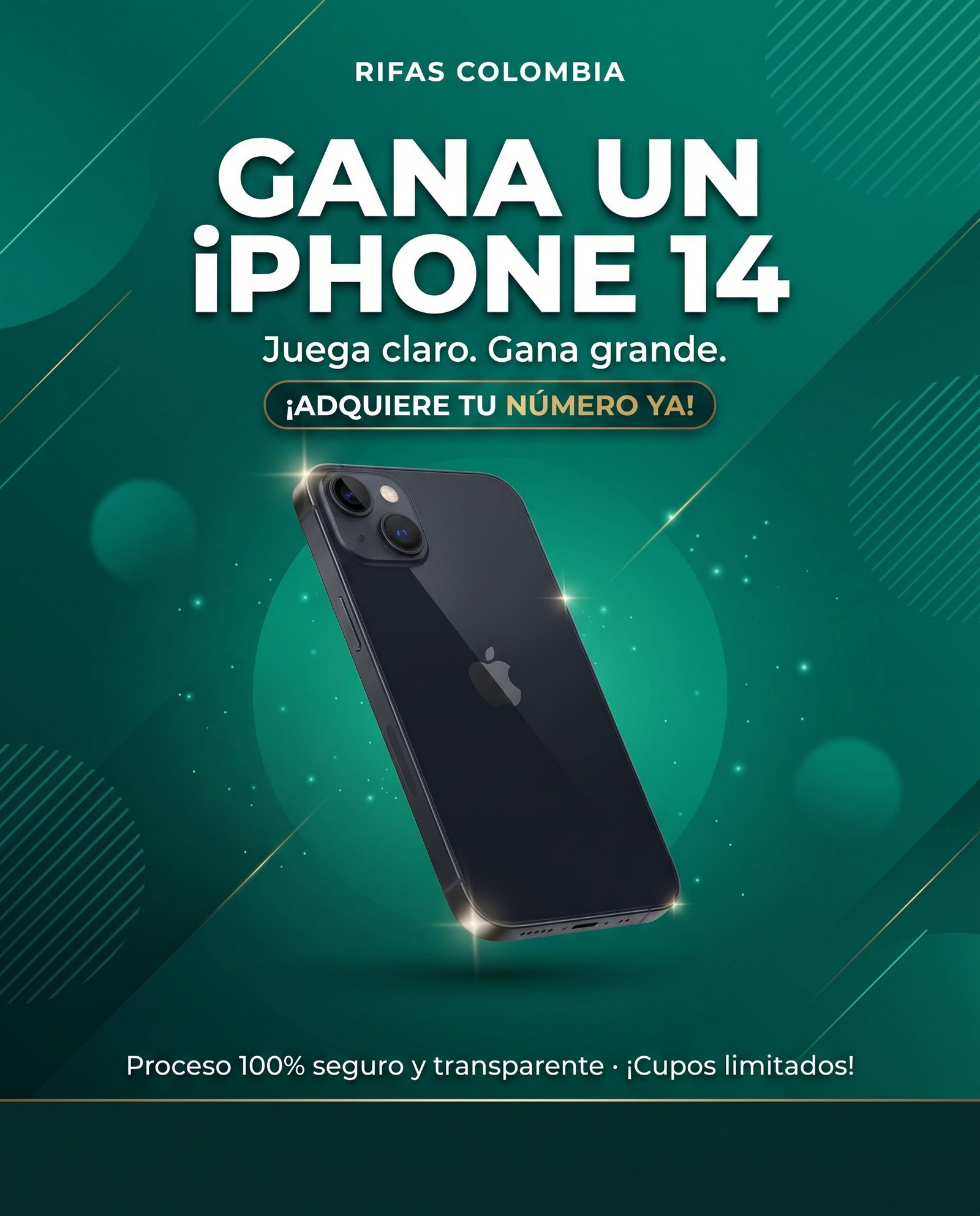 iPhone 14 Negro Medianoche (128GB)